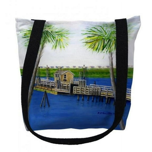 Sunset Beach, NC Bridge Small Tote Bag 13x13 16 inches x 16 inches