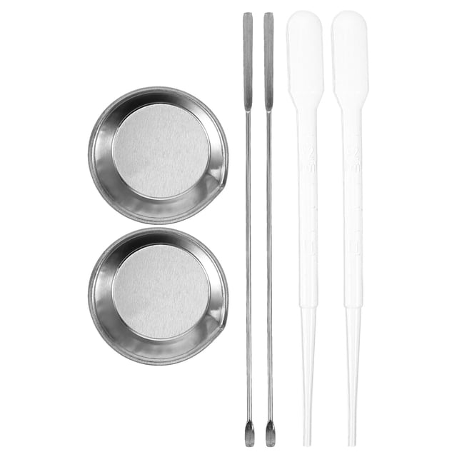 Miangastore 1 Set Hobby Painting Tray Model Coloring Paint Stirrer Droppers DIY Art Craft Supplies