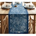 thumbnail image 1 of Vargottam Decorative Table Runner - Double-Layered Cotton - 14 x 90 Inch with Elegant Border - Durable, Eco-Friendly - For Rustic, Boho & Modern Dcor - Floral, 1 of 6