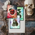 thumbnail image 4 of Dark Divination Clear Stamps Crow and Snake Silicone Clear Stamp Magic Transparent Stamps for DIY Scrapbooking and Cards Making Photo Album Journal 6.3x4.33inch, 4 of 7