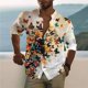 thumbnail image 1 of Camisa deportiva informal de manga larga con solapa para hombre, para exteriores, estilo urbano, con botones, última moda, primavera y verano, 2024, 1 of 6