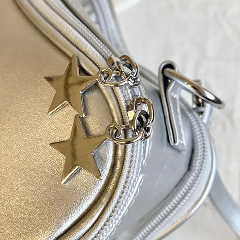 ROZYARD Star Shaped Ita Bag Pins Display Crossbody Bags PU Backpack for Womens