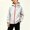 A-Gray, variant on Boys Jacket with Hood Long Sleeve Zip up Solid Color Windbreaker Lightweight Girls' Outerwear Jackets with Pockets (Navy ,1-2Years)