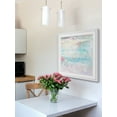 thumbnail image 3 of "Many White Boats" Framed Painting Art Print, 18" x 1.5", 3 of 6