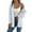 White, variant on Open Front Cardigan - Women's Oversized Long Sleeve Knit Sweater, Fashion Cutout Detail Cover-Up | Baberdicy | Women's Long Sleeve Cable Knit Cardigan Sweaters Oversized Open (Black | L)