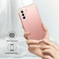 thumbnail image 4 of Decase For Samsung Galaxy A14 6.6 inch,Heavy Duty Shockproof Dual Layer Full Body Rugged Protective Hard PC Case Cover,Rosegold, 4 of 8