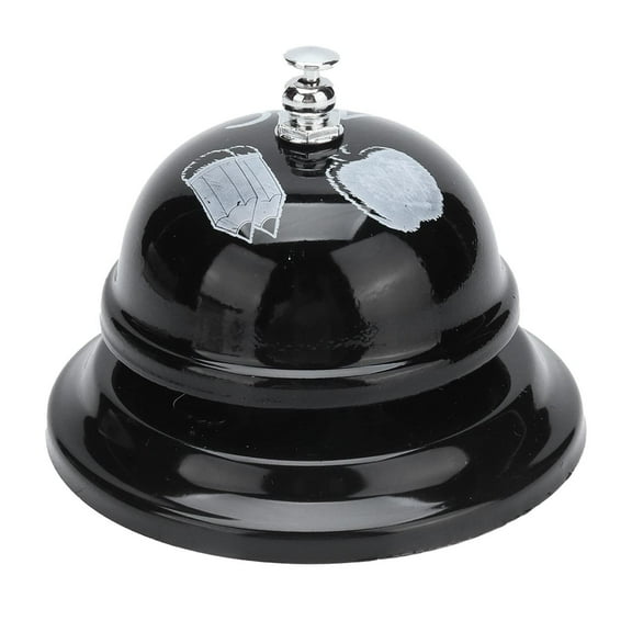 RUIG Call Bell 3.35 Inch Diameter with Metal Anti-Rust Construction, Ringing, Desk Bell Service Bell for Hotels, Schools, Restaurants, Reception Areas, Hospitals, Warehouses