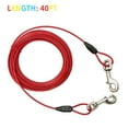 thumbnail image 2 of Petest 40ft Tie-Out Cable with Crimp Cover for Heavy Dogs Up to 125 Pounds, 2 of 7