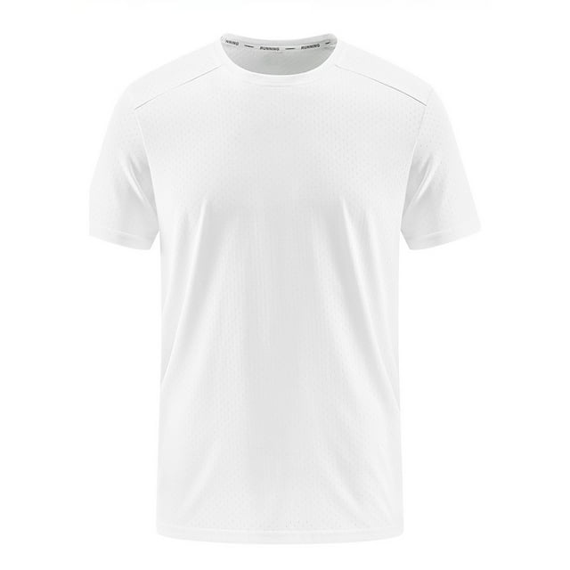 QIPOPIQ T-Shirts Décontractés pour Hommes Coupe Ajustée à Manches Courtes Doux Légers Col en V/col Ras du Cou Liquidation