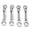 5PCS, variant on 5PCS/10PCS Wire Eye Straps Saddle Clip 316 Stainless Steel Boat Yacht Ship Marine Plate Staple Ring Hook Handle Door knob