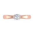 thumbnail image 3 of 1/3 Carat 4-Prong Set Diamond Engagement Ring in 14K Rose Gold (Ring Size 5.25) (I1-I2 Clarity), 3 of 5