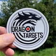 thumbnail image 3 of Dragon Targets AR500 Steel Targets 1/2 Inch Thick Laser Cut, Painted AR500 Gong Targets for Shooting, Steel Targets for Shooting Made in USA (8in 3 Pack), 3 of 3
