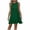 Green, variant on Bosfbaoi Women's Sleeveless Ruffle Hem Mini Dress, Solid Color Loose Fit Casual Sundress, Soft Breathable Lightweight Dress for Daily Summer