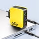 thumbnail image 1 of European Standard 65W Multi Port Fast Charging Charger 6-in-1 USB Fast Charging Head Compatibled With Multiple Devices, 1 of 6
