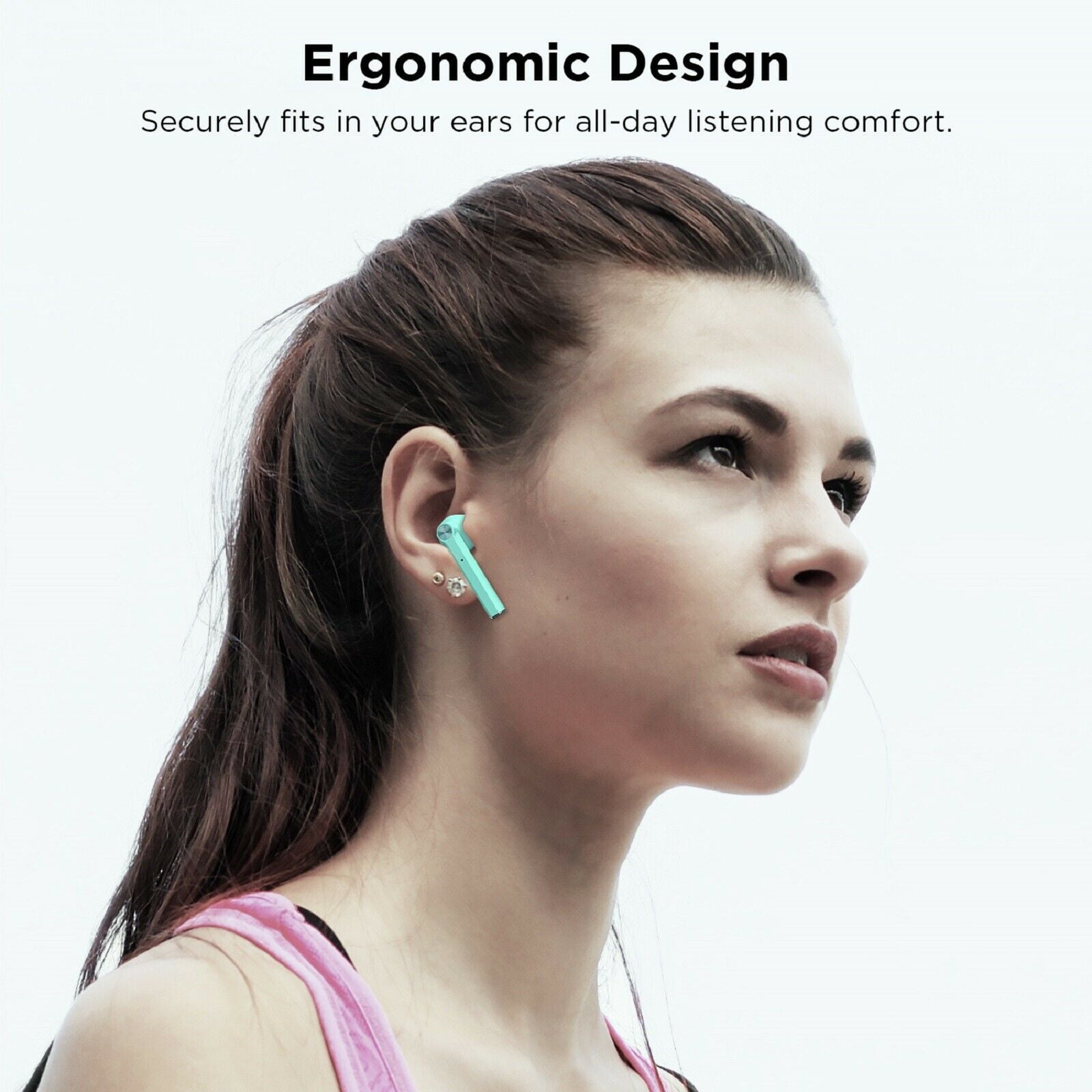 TWS Earphones Wireless for iPhone 15/16/Plus/Pro/Pro Max/16e - Earbuds Headphones True Stereo Headset Hands-free Mic Charging Case