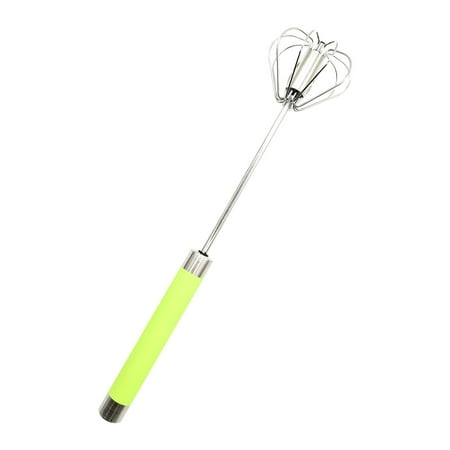 

Stainless Steel Whisk Hand Push Rotary Whisk Semi-automatic Mixer Stirrer
