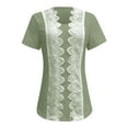 thumbnail image 4 of Ashirexll Short Sleeve Shirts for Women, Womens Summer Tops, Casual Summer Trendy Blouses Cute T-Shirts Outfits Clothes, 4 of 5