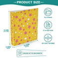 thumbnail image 3 of FORMRS 3 Ring Binder 1.5 inch with Pockets Set of 2 Clip Board 200 Sheets Capacity, Pink Stars, 3 of 8