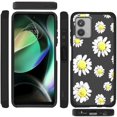 thumbnail image 4 of For Motorola Moto G 5G (2023) Tough Strong Hybrid (Magnet Mount Friendly) Case Cover - Chamomile Flowers, 4 of 4
