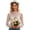 White, variant on Women's Mesh Polka Dot Panel Top Ladies Casual Ruffle Neck Long Sleeve T Shirt Summer High Collar Elegant Comfy Everyday Tee
