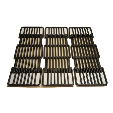 Charmglow Grill Replacement Parts Set of four cast iron replacement cooking grids for Char-broil, Brinkmann, Charmglow, Kenmore and other gas grill modesl ()