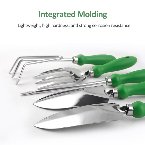 Tool Garden Tool Set Outdoor Heavy Duty Gardening Work Set with Ergonomic Handle Garden Planting Tools Set 11 Piece Stainless Steel Hand Garden Tool Kit