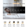 thumbnail image 4 of Farmhouse Sunflower Blackout Curtains 96 Inch Length 2 Panels Set, Vintage Daisy Butterflies Gray Wood Full Shading Curtains for Windows, Blackout Curtains for Bedroom Living Room 52"x96", 4 of 8