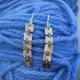 thumbnail image 3 of Granjero Gordo Pendientes colgantes de estilo retro nuevo y único para mujer, joyería étnica bohemia vintage (plateada), 3 of 5