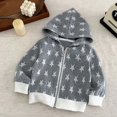 thumbnail image 6 of YDFCWXW Sweatshirt for Boys Girls Warm Zip Up Hoodie with Pocket Plus Size Long Sleeve Sweatshirts (Light Gray, 5-6 Years), 6 of 9