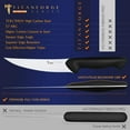 thumbnail image 4 of TITAN FORGE - Fillet Knife - 6" - Pro Series Knives - 7CR17MOV High-Carbon steel - Full Tang - NSF Certified, 4 of 7