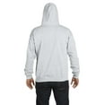 thumbnail image 3 of Hanes ComfortBlend EcoSmart Men`s Full Zip Hoodie, S, Ash, 3 of 4
