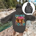 thumbnail image 2 of Arlun Cute Highland Cow Hoodies Sweatshirt for Women Funny Letter Printed Drawstring Pullovers Long Sleeve Loose Fit Casual Comfort Graphic Print Hooded Tops with Pockets 1-Dark Gray L, 2 of 7