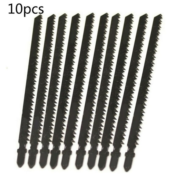 10Pcs T744D 180mm Ultra-long Jigsaw Saw Blades Fast Cutting Set For Wood Plastic