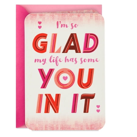 Hallmark Mahogany Valentine's Day Card (Glad You're in My Life)