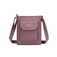 thumbnail image 2 of Spencer Crossbody Purses for Women Medium Nylon Crossbody Bag Lightweight Satchel Bag Shoulder Handbag, Purple, 2 of 13