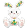 20" Inflatable Air Filled Sitting Easter Bunny Balloon Basket Filler Decoration