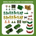 thumbnail image 3 of AuntyFey 105 Pieces Army Men Play Set with Accessories, Military Soldiers Toy Set for 3+ Boys Kids, 3 of 8
