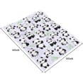 thumbnail image 3 of Panda Blanket Flannel Throw Blankets Cozy Soft Plush Fuzzy Travel Blanket, Cute Home Decor Stuff, Birthday Christmas Panda Gifts for Women Men Teen, 50"x60" (Purple), 3 of 6