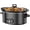 Black, variant on Simenmax 8QT Programmable Slow Cooker, Nonstick Ceramic Coating, Dishwasher-Safe Stoneware with Timer,Black