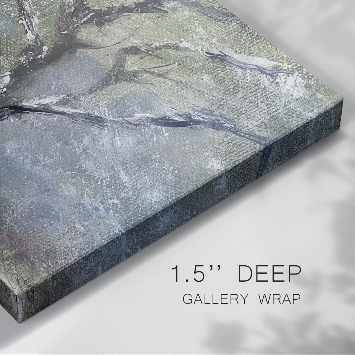Cardinal in Snow II- Gallery Wrapped Canvas