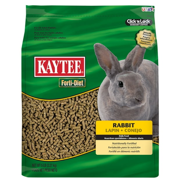 Kaytee Forti Diet Rabbit Food 5 pounds - Walmart.com
