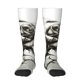 thumbnail image 1 of Balery Black And White Rose Calcetines novedosos Calcetines deportivos Calcetines hasta la rodilla Calcetines de algodón Calcetines originales y geniales, 1 of 6
