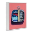 thumbnail image 2 of Stupell Industries Mid-Century Wild Sardines on Pink White Framed Giclee Art, 17 x 17, by Kate Jarvik Birch, 2 of 8