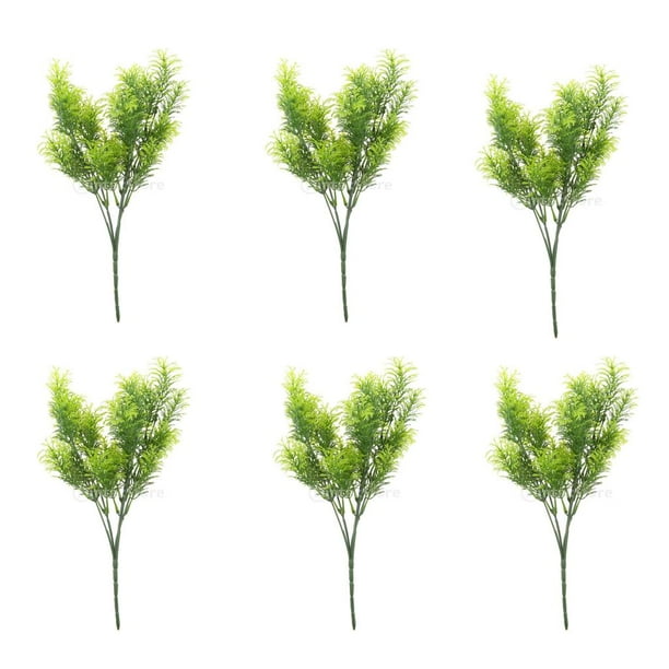 Set 6 Artificial De 30 Cm De - Plástico - - Decoración Interior O Exterior