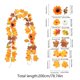 thumbnail image 3 of Guirnalda artificial de hojas de arce | Enredadera de follaje otoñal artificial para decoración del hogar, Halloween y arreglos escénicos de otoño, 3 of 6