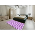 thumbnail image 4 of Ahgly Company Indoor Round Patterned Blossom Pink Area Rugs, 6' Round, 4 of 6