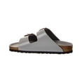 thumbnail image 2 of Birkenstock Arizona Big Buckle Narrow Leather Sandal, 40, Grey, 2 of 5