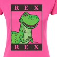 thumbnail image 3 of Toy Story 4 - Type Block Rex - Juniors Fitted Graphic T-Shirt, 3 of 5