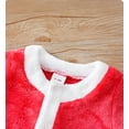 thumbnail image 6 of WIBACKER My First Christmas Baby Boy Girl Santa Claus Costume Velvet Long Sleeve Romper with Hat Xmas Party Cosplay Set, 6 of 9