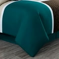 thumbnail image 4 of Chezmoi Collection 7-Piece Medallion Patchwork Comforter Set, King, Teal/Beige/Brown, 4 of 9